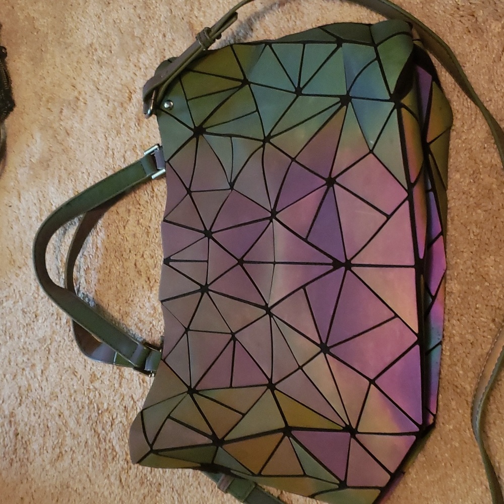 Large Crossbody Reflective Bag